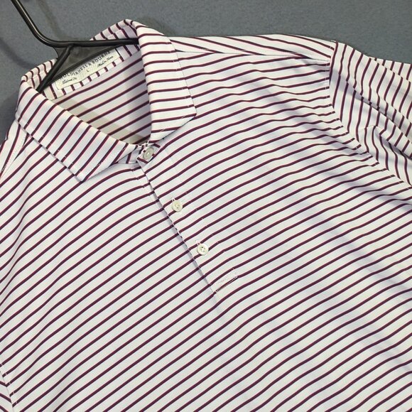 Holderness And Borne Shirt Men's L Multicolor Striped Polo - Picture 1 of 11